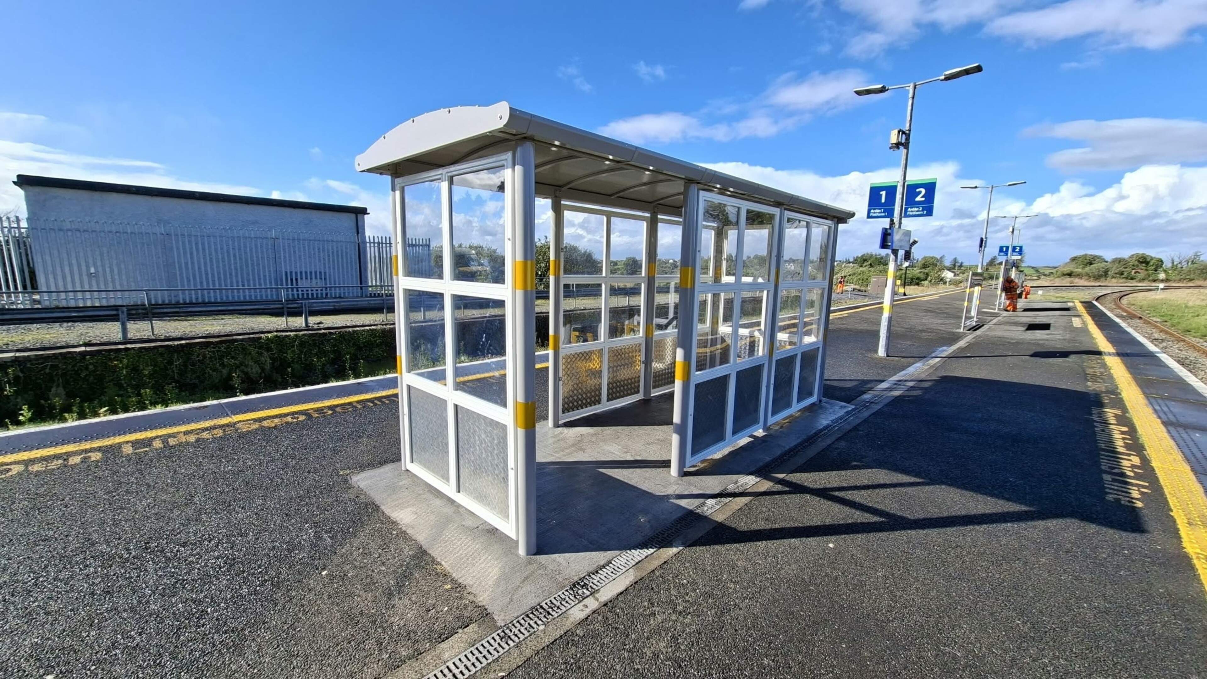Iarnród Éireann installs new shelter at Manulla Junction